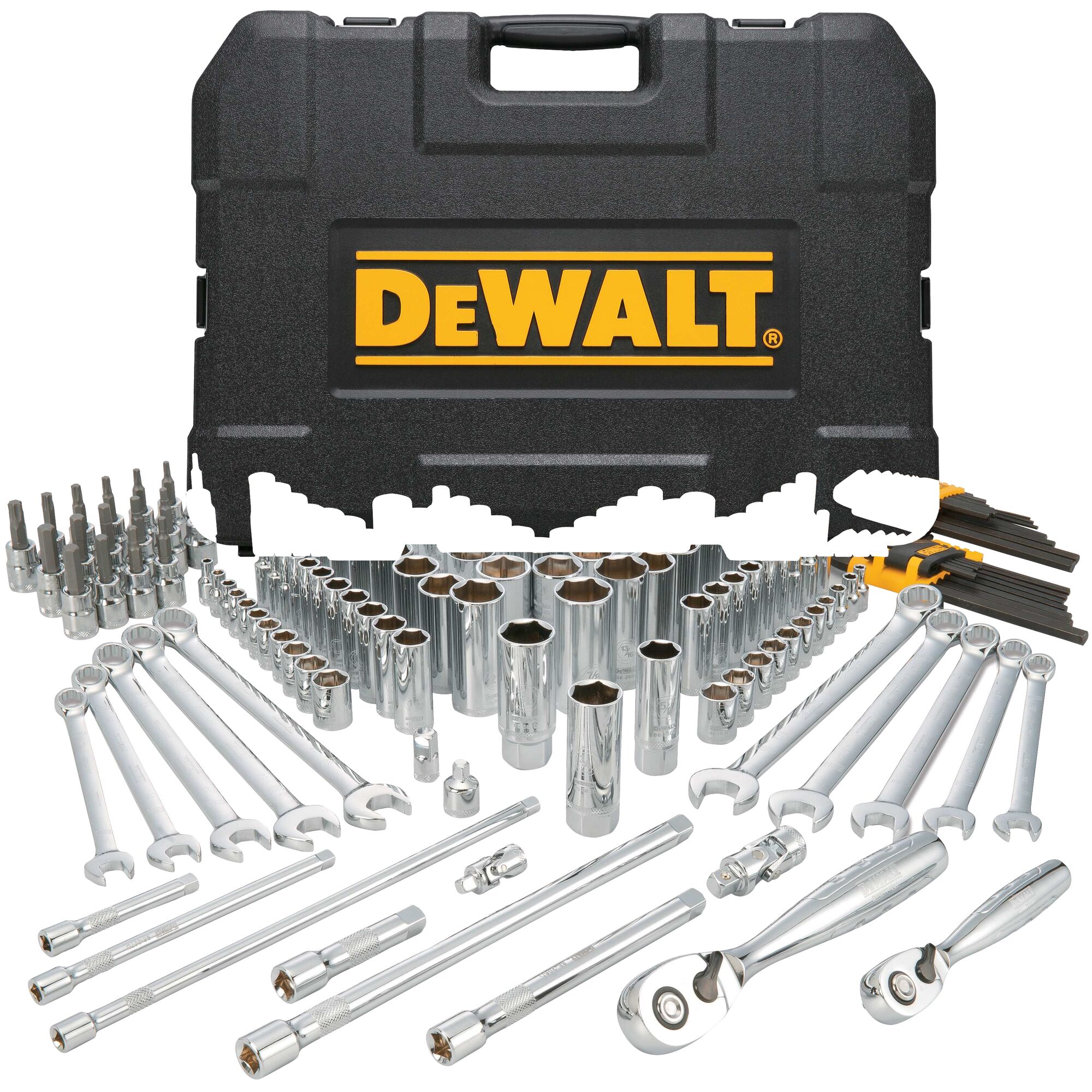 Dewalt 168 deals mechanics tool set