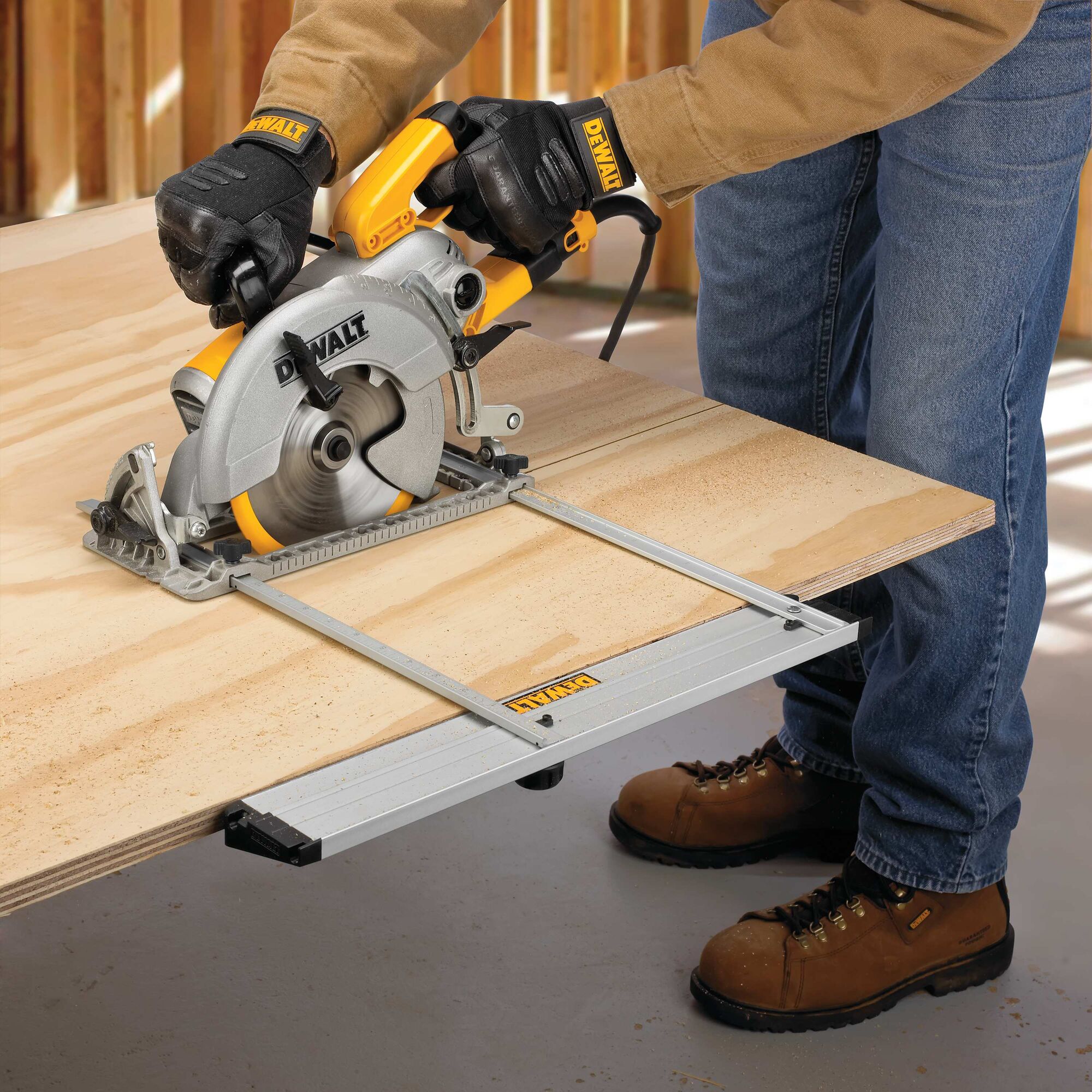 Dewalt cordless circular store saw rip fence