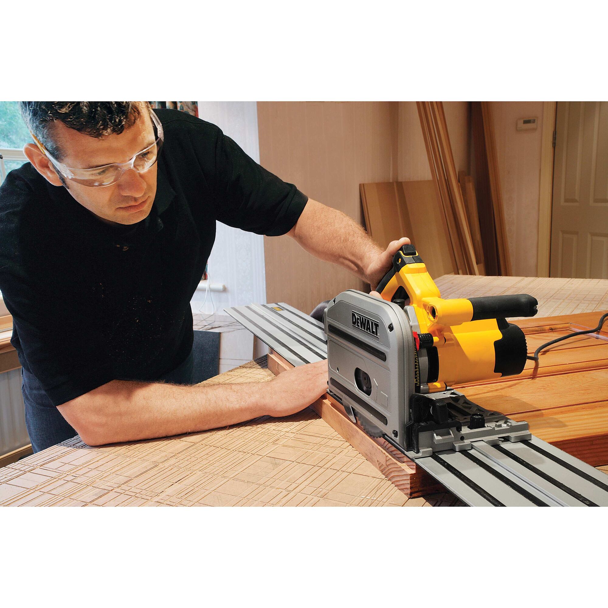 Dewalt track on sale saw corded