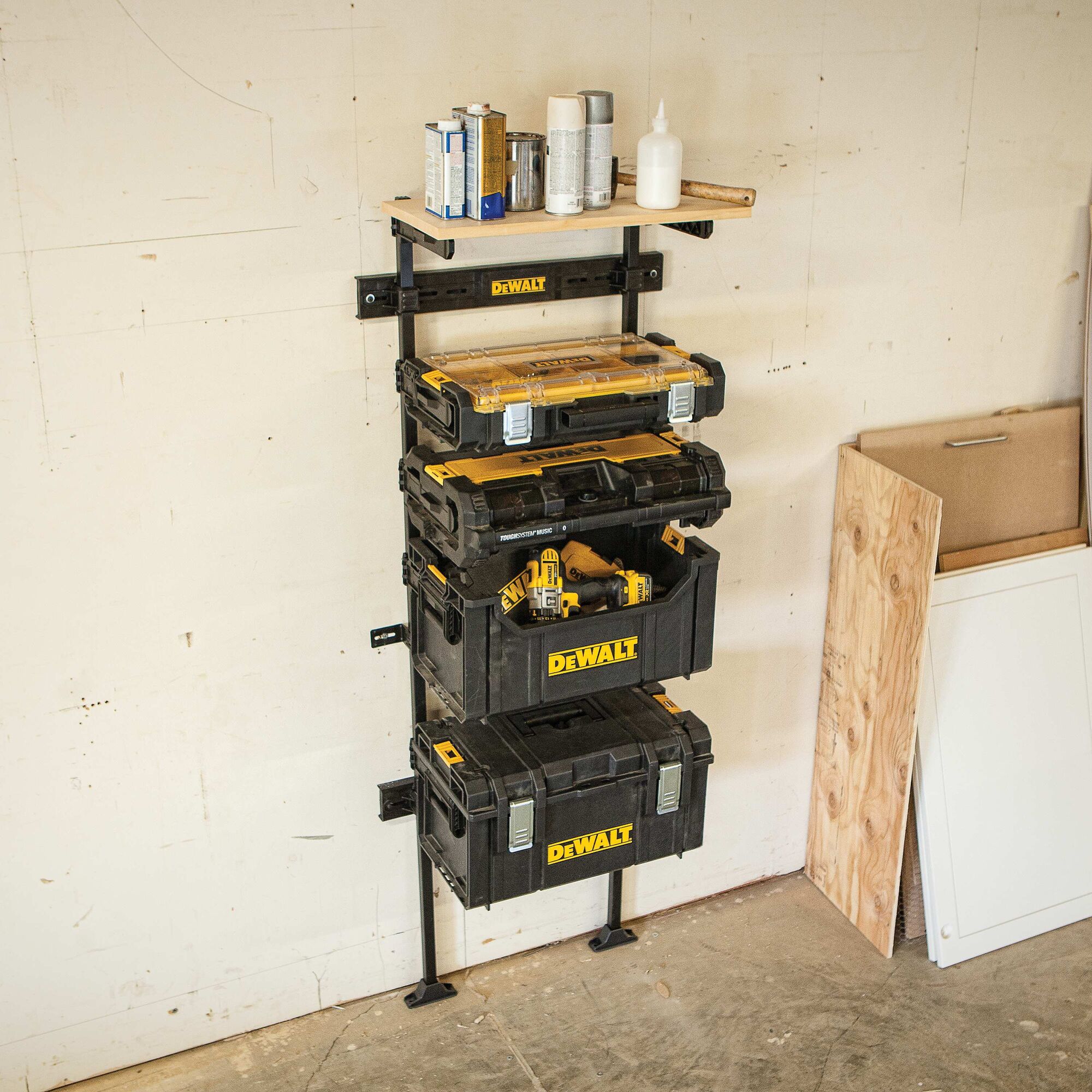 Diy dewalt tough 2024 system rack