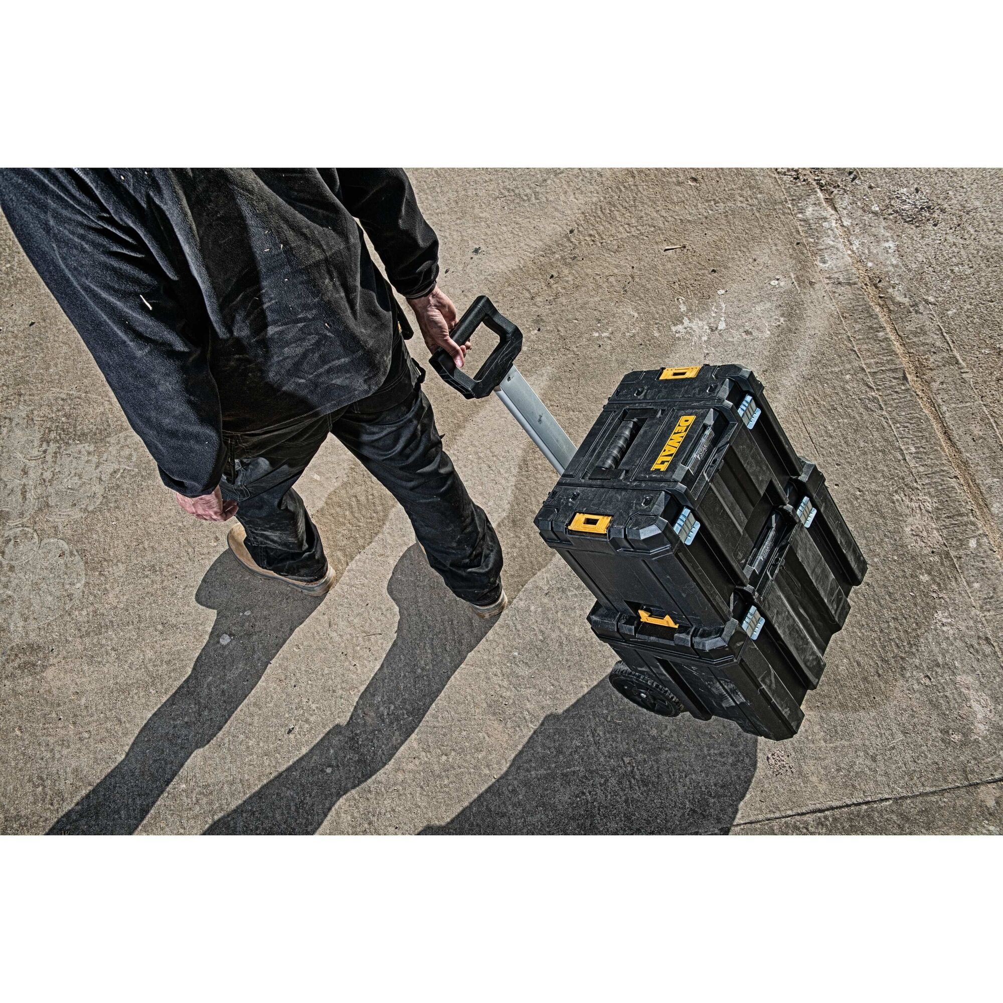 Dewalt storage box on sale with wheels