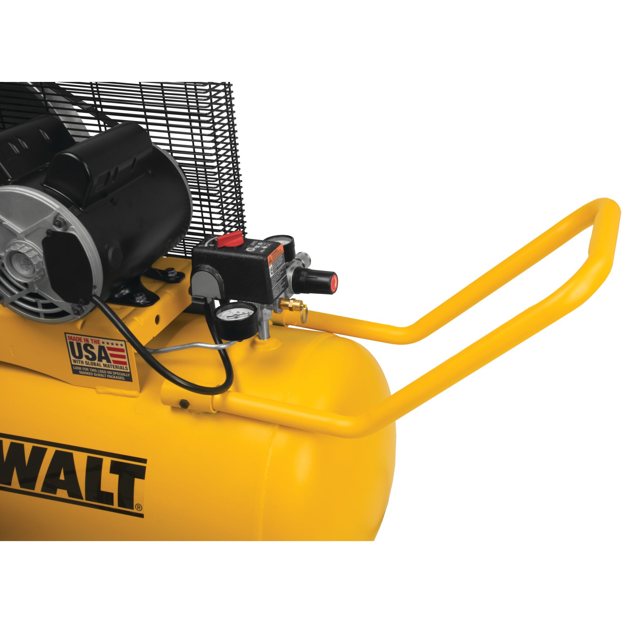 Dewalt dxcm201 20 gallon 200 shop psi portable horizontal electric air compressor