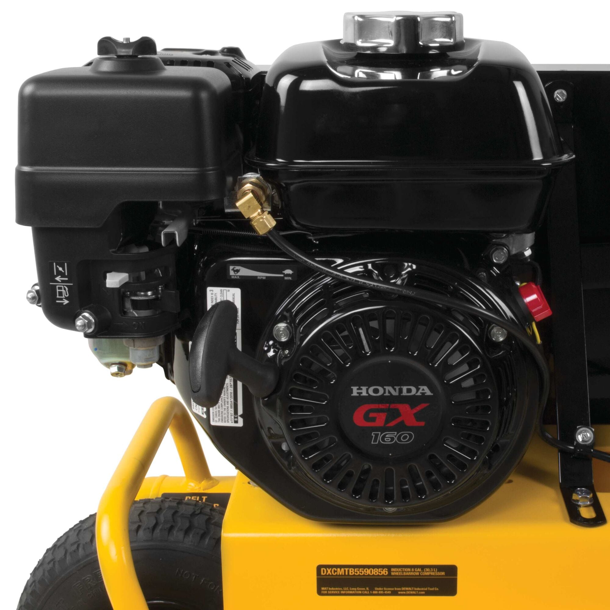 Dewalt wheelbarrow air deals compressor