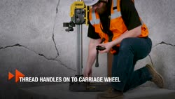 Video DEWALT POWERSHIFT™  Core Drill Stand Kit How to Video