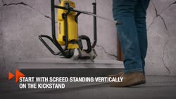 Video DEWALT POWERSHIFT™ Screed How to Video